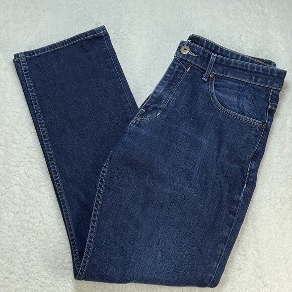 Paige Jeans Mens Size 32 Blue Normandie Straight Leg Denim Mid Rise 32x29 USA - Picture 1 of 13